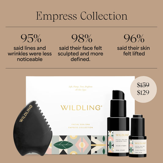 Wildling Empress Hydrasoothe Face Mist bottle refreshing and hydrating skin.