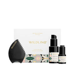 Wildling Empress Gua Sha Stone in action for lift and contour.