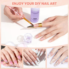 Rubber Wilfniee practice hand for safe, repeatable nail practice at home