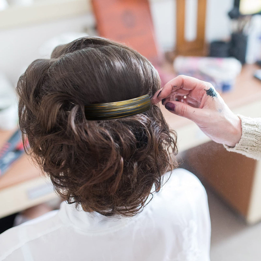 Six-color WILLBOND retro barrette displayed for various hairstyles.