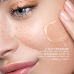 Wilma Schumann DNA Replenishing Serum applied before moisturizer during routine.