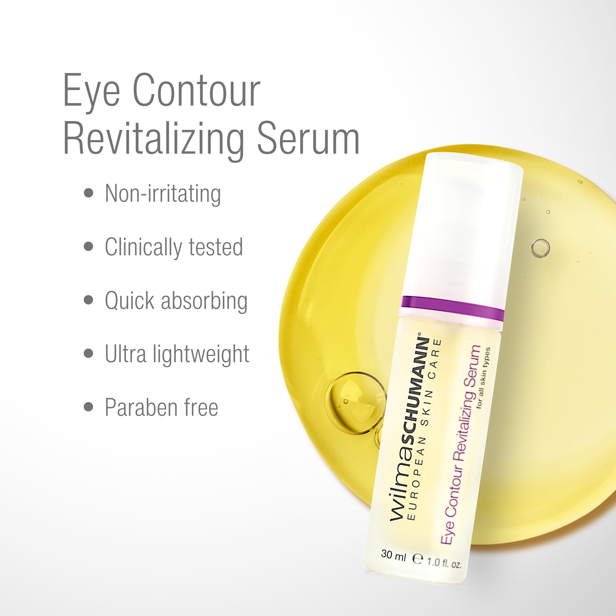 Wilma Schumann Eye Contour Serum ingredients peptides and hyaluronic acid