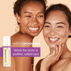 Compact packaging box of Wilma Schumann Eye Contour Serum travel-ready
