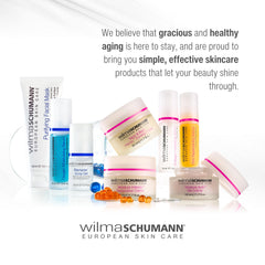 Wilma Schumann DNA Replenishing Serum in a spa-inspired, mirrorside setup.