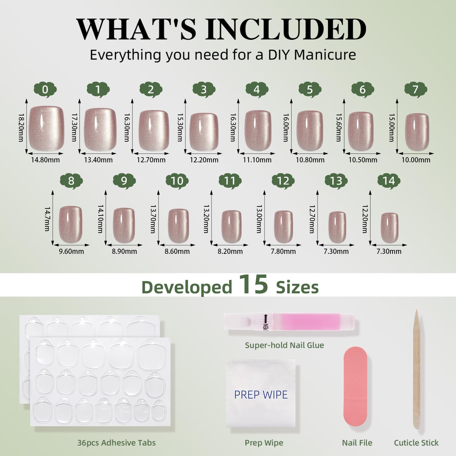 Winibeauty Moonlit Pearl double sided file helps shape nails precisely
