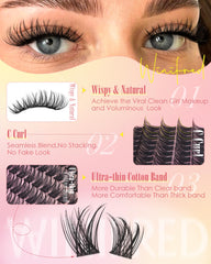 Winifred lash bond and seal for durable, water-resistant lash extensions.