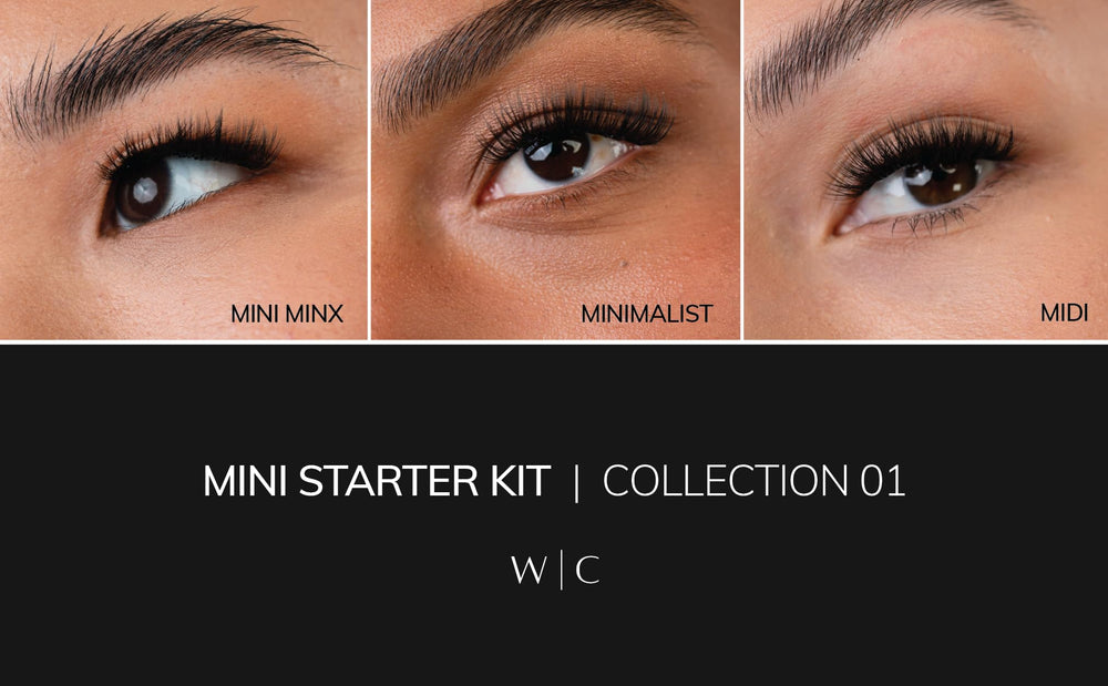 WinkClique Midi lashes provide balanced doll-eye volume for versatile looks.
