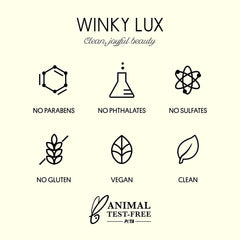 Calendula oil and evening primrose extract for soothing glow in Winky Lux.