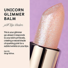 Winky Lux Rose Glimmer Balm packaging highlights cruelty-free, subtle pink glow