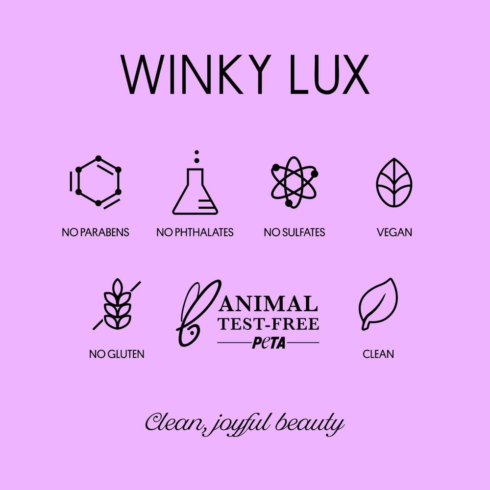 Winky Lux White Tea tinted moisturizer SPF 30 close-up highlights skin-friendly ingredients
