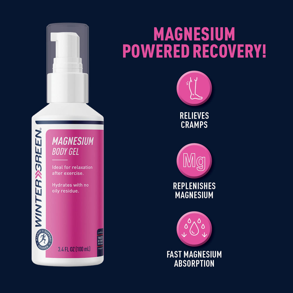 Wintergreen Non-Greasy Formula absorption with minimal residue on skin