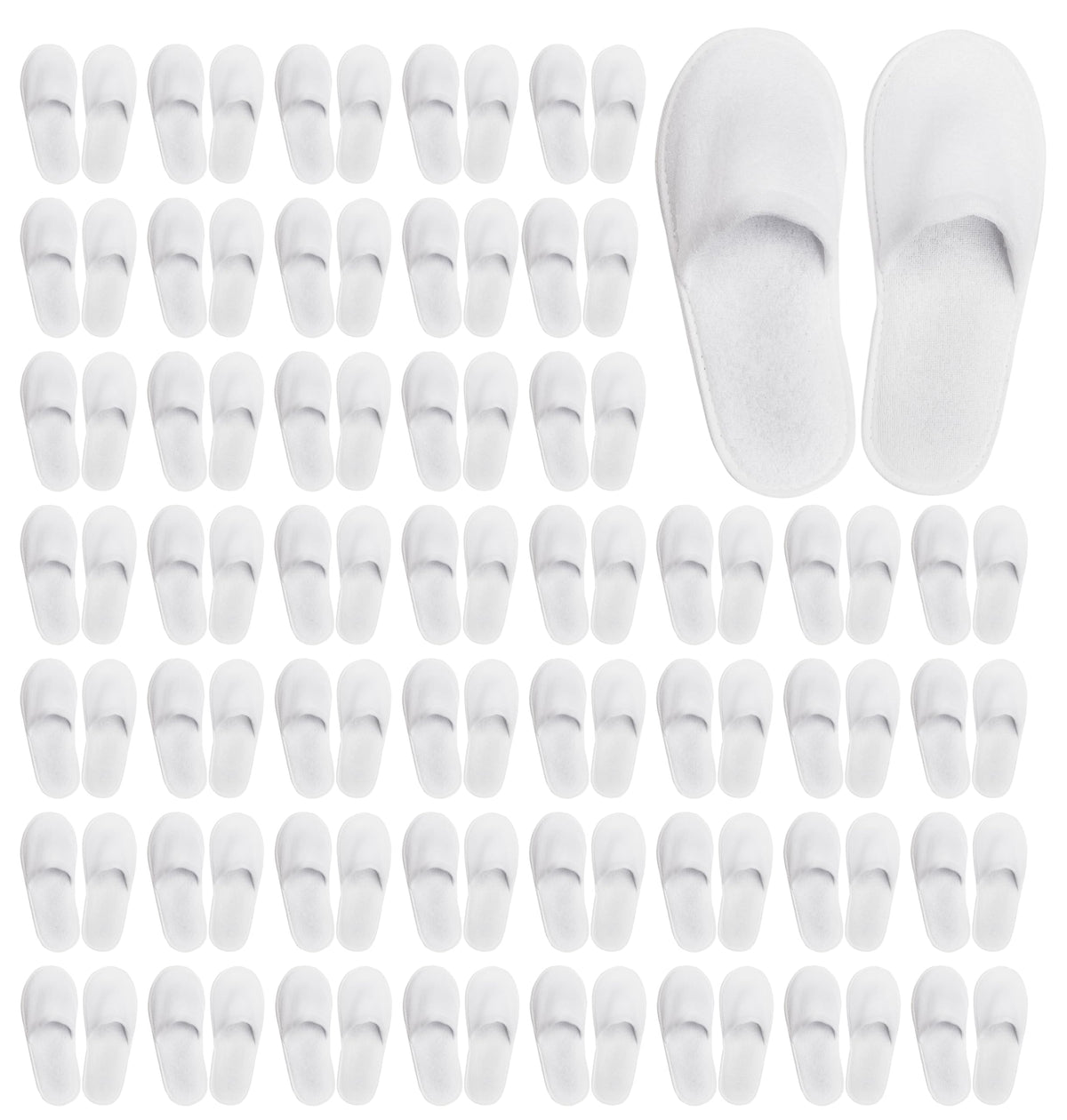 Winterlace hotel slippers bulk pack in a clean, single-use design for guest comfort
