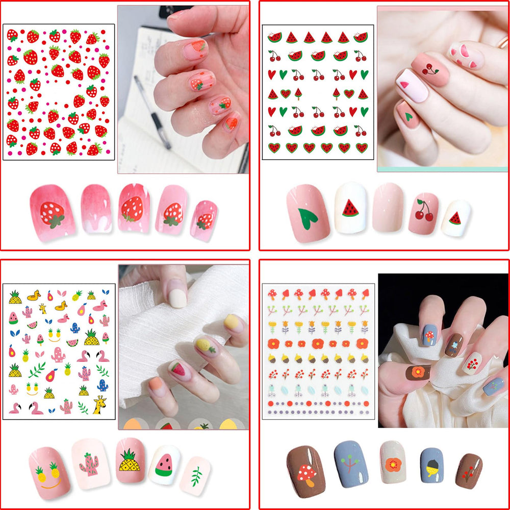 Winthrop nail stickers mermaid theme for ocean-inspired nails.