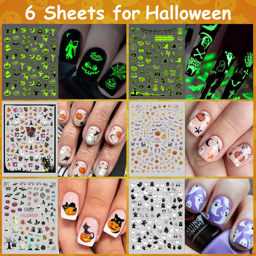 Winthrop Thanksgiving edition nail stickers for warm seasonal nails.