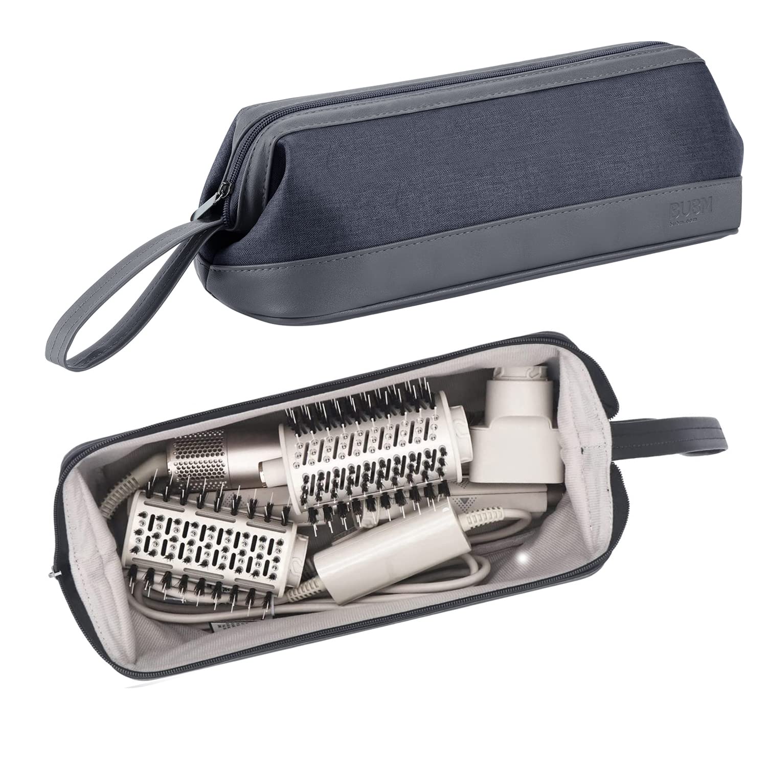 WINZEDGE Airwrap Travel Case with two-way zipper for easy access.