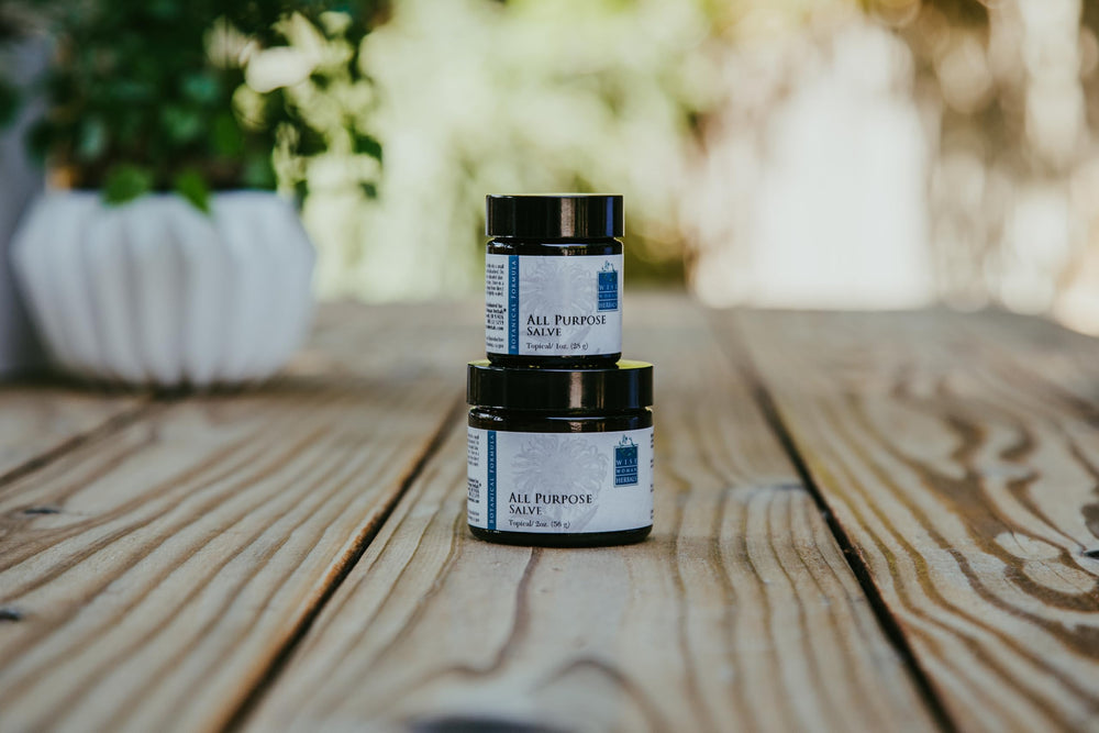 Wise Woman Herbals soothing balm suitable for adults and kids.