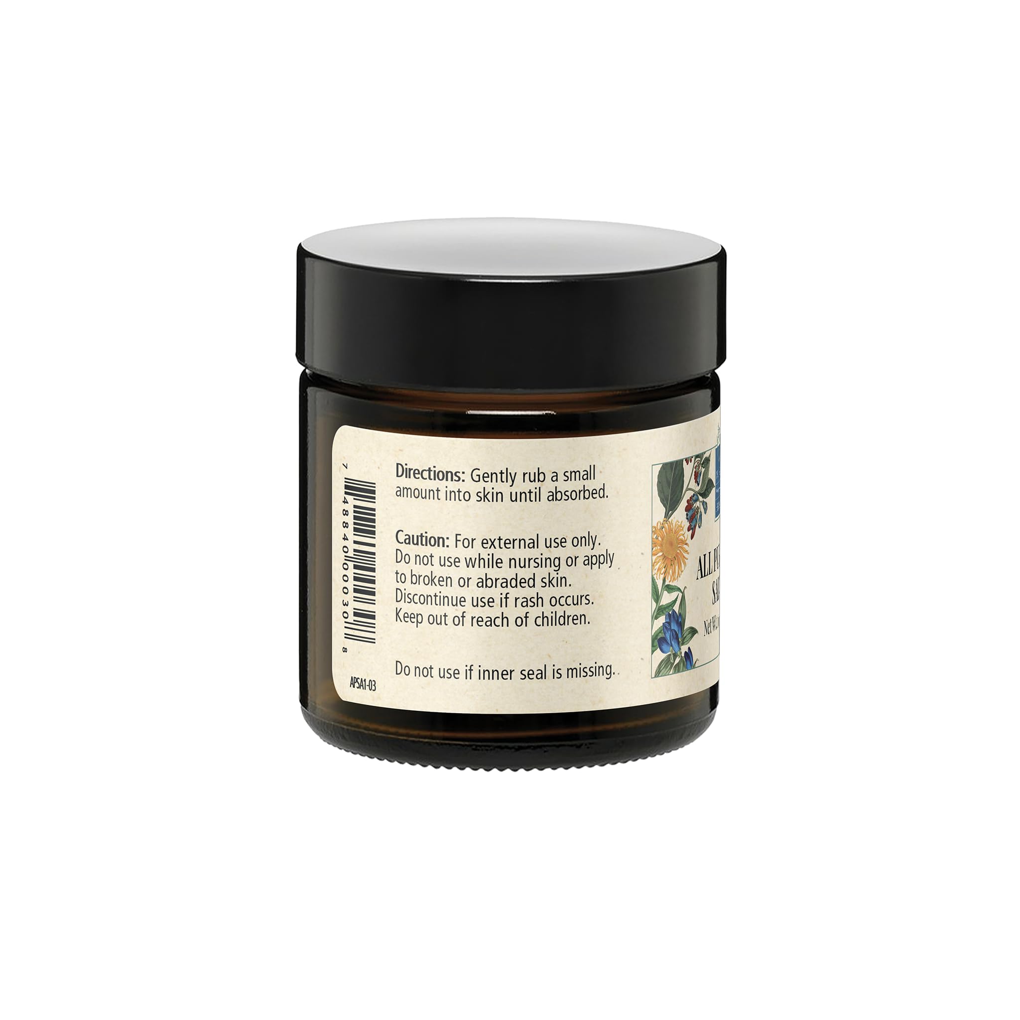 Wise Woman Herbals balm being gently rubbed into dry skin.