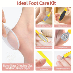 WisePulse waterproof foot callus remover rinsed under water for quick cleaning