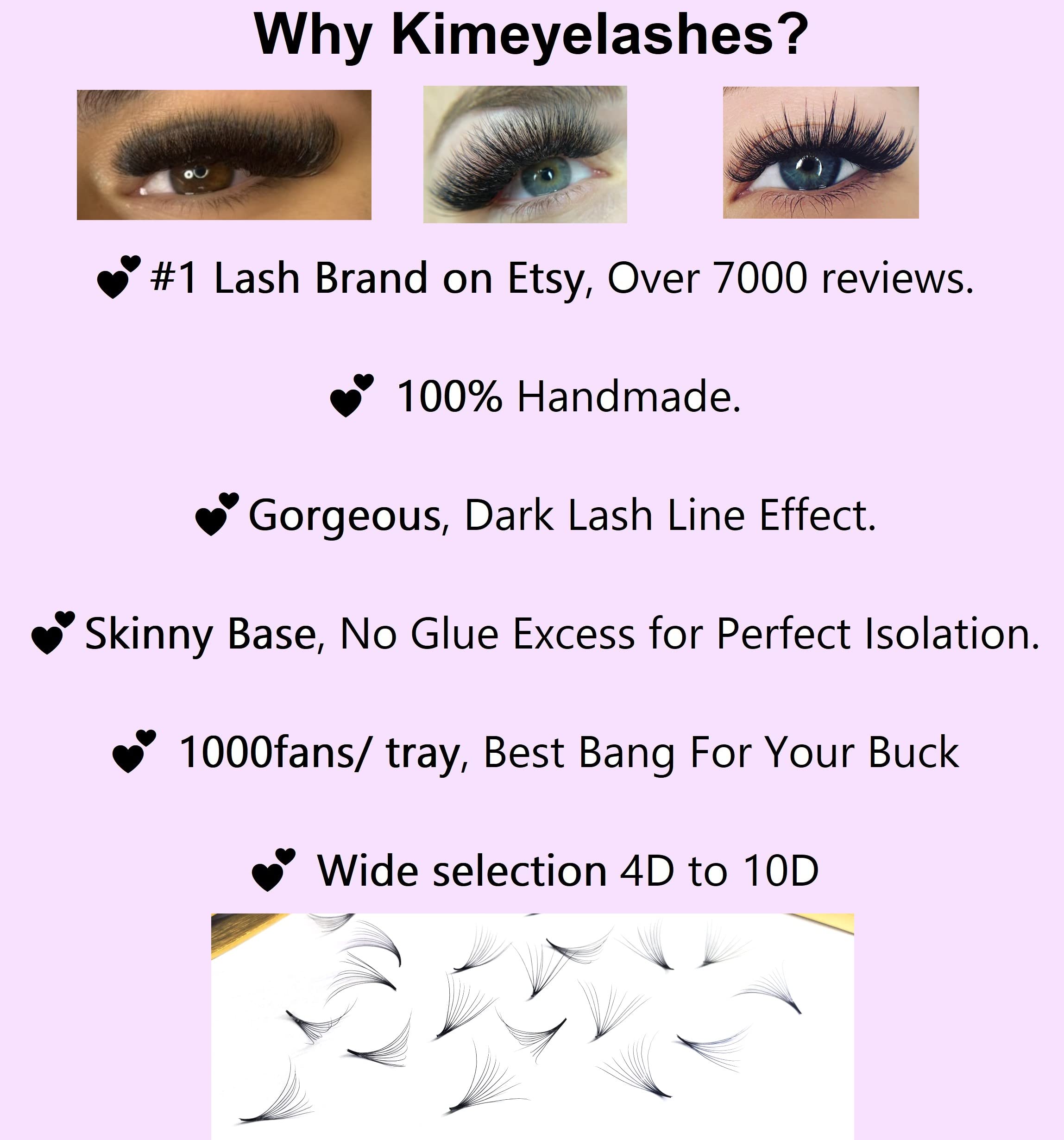 wispy promade fans in 4D–10D for seamless hybrid and volume sets
