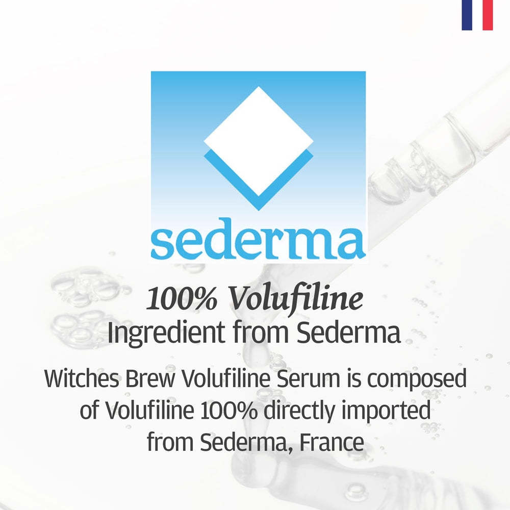 Witches Brew Volufiline ingredients from SEDERMA France for cosmetic-grade formulation