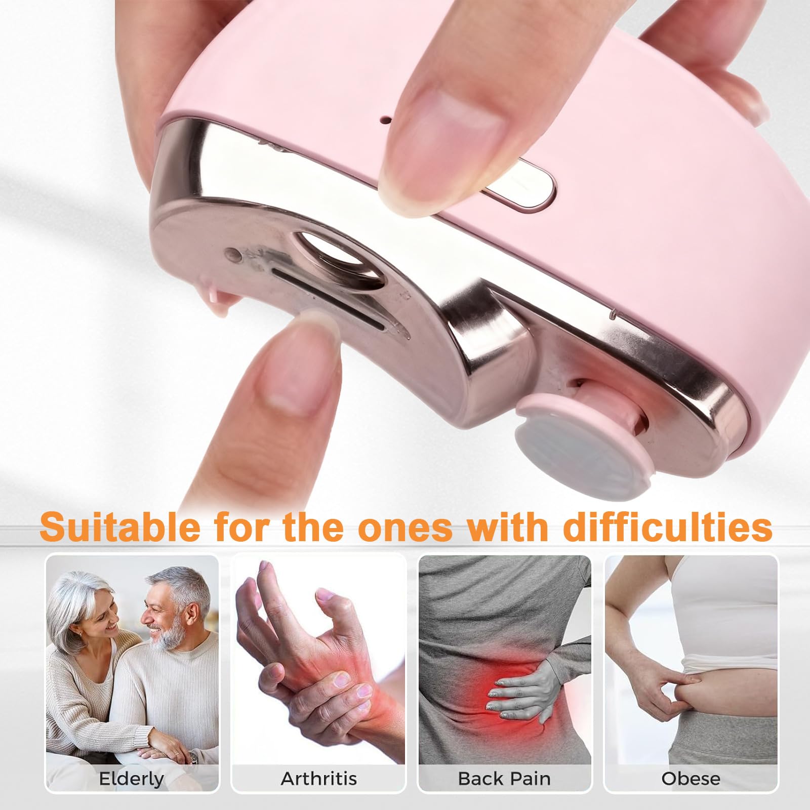 Witpiny Easyclip with LED light enables precise trimming in dim spaces.