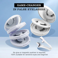 witpiny Hunnyfit applicator tool in use for precise lash placement