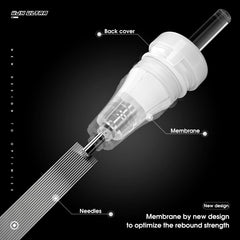 WJX 1011RL anti-ink-reflux design reduces splatter during use.