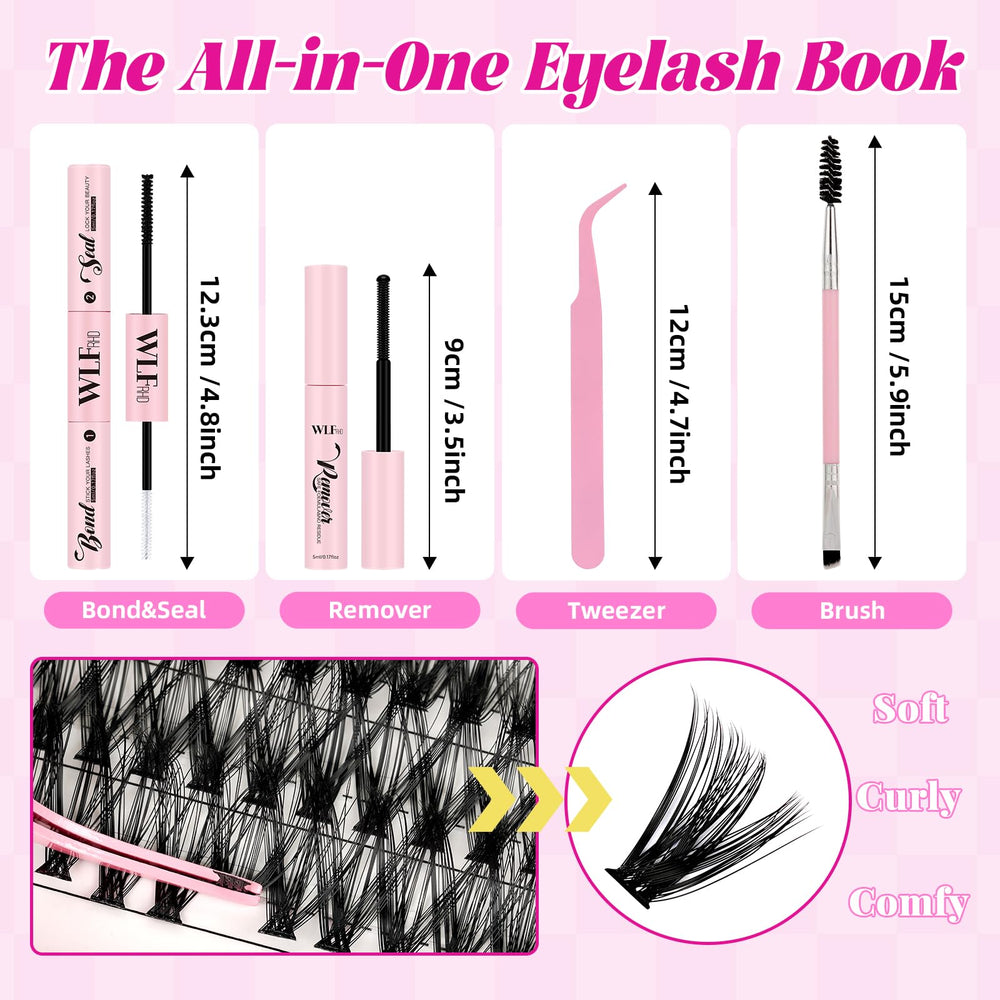 D-curl lash extensions lift the lash line with a natural feel.
