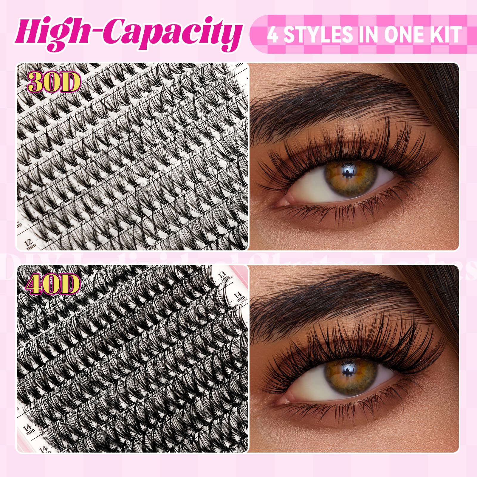 WLFRHD WLF D-curl lashes emphasize lift and natural curvature