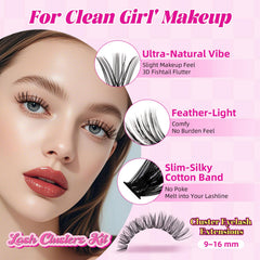 WLFRHD WLF lash book keeps clusters organized for easy selection