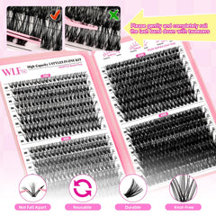WLFRHD WLF Lash Clusters beginner-friendly application for quick styling