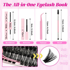 WLFRHD Lash Tweezers kit helps precise placement and fuss-free application
