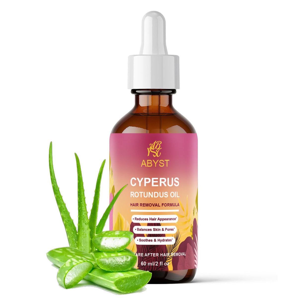 WOJJ Cyperus Rotundus oil bottle 60ml ready for daily soothing application