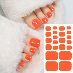 WOKOTO blue toe nail strips for durable at‑home polish.