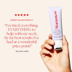 Emblica antioxidant support from Womaness Let’s Neck Serum for firmer-looking skin.