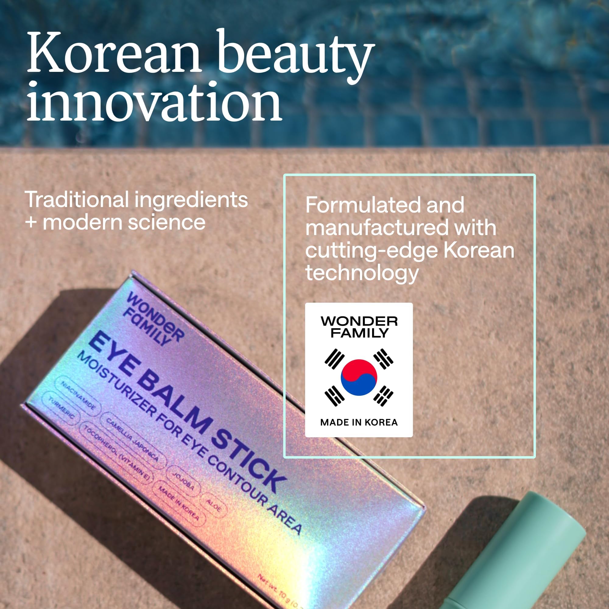 WONDER FAMILY niacinamide ingredient highlight supports balanced skin tone.