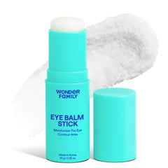WONDER FAMILY under-eye stick packaging shows compact travel-friendly design for on-the-go hydration.