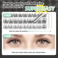 WONSIS beginner-friendly self-adhesive eyelashes for fast glam