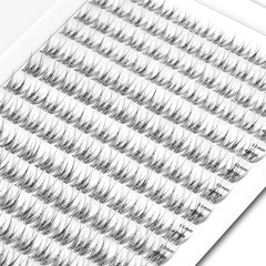 WONSIS lash clusters in 10-12mm sizes for versatile looks