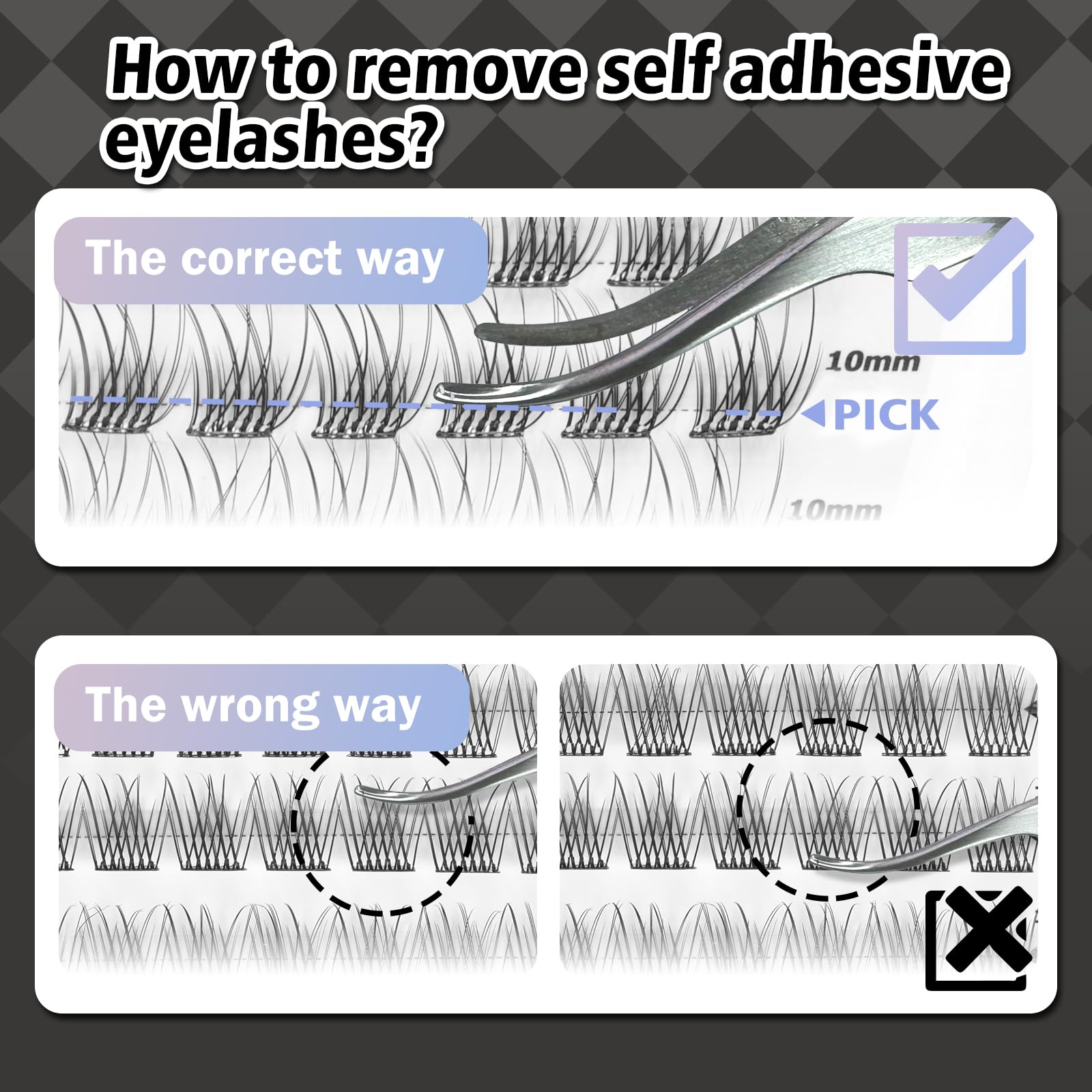 WONSIS long-lasting lashes maintain style up to 48 hours.