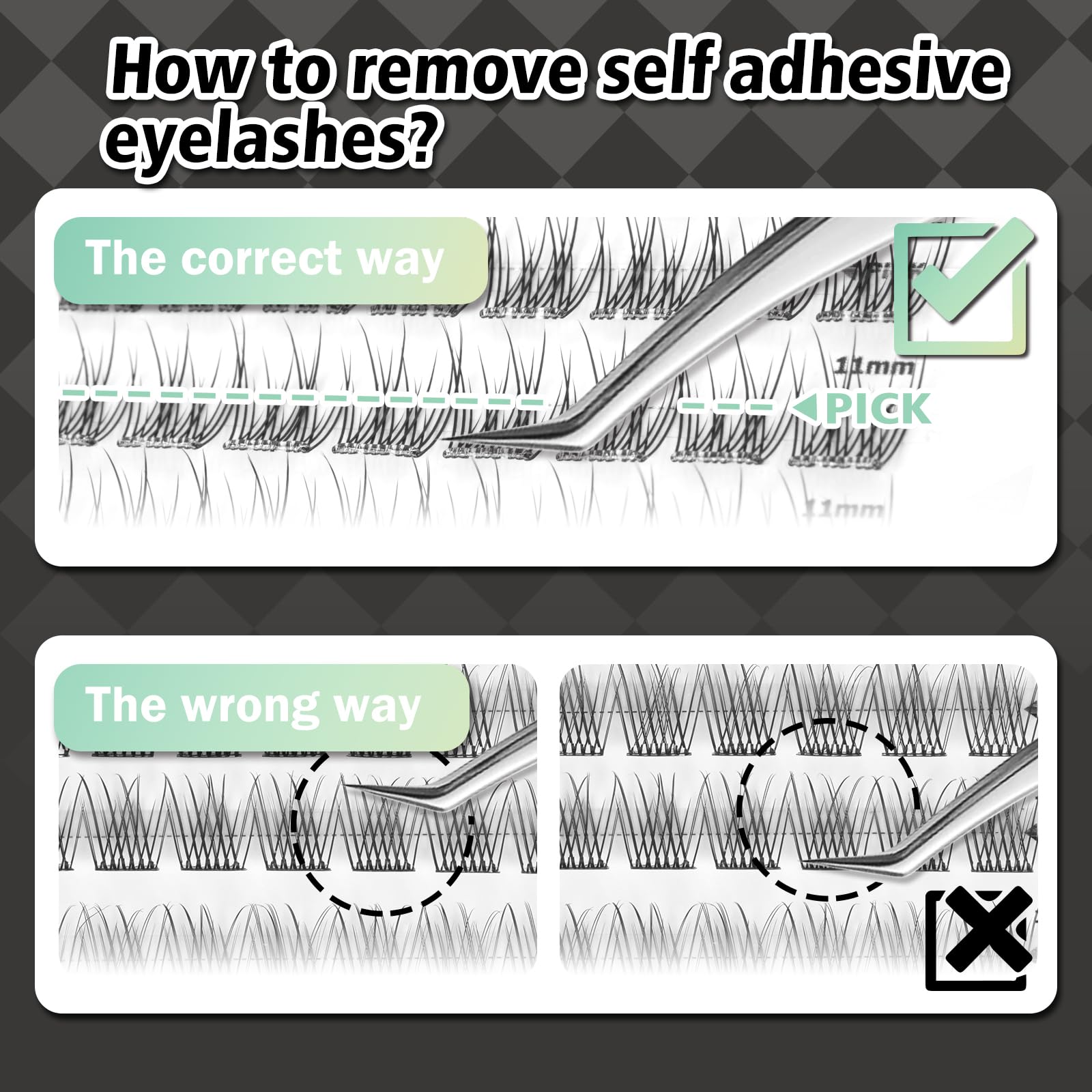 WONSIS lashes designed for long wear up to 48 hours with comfort