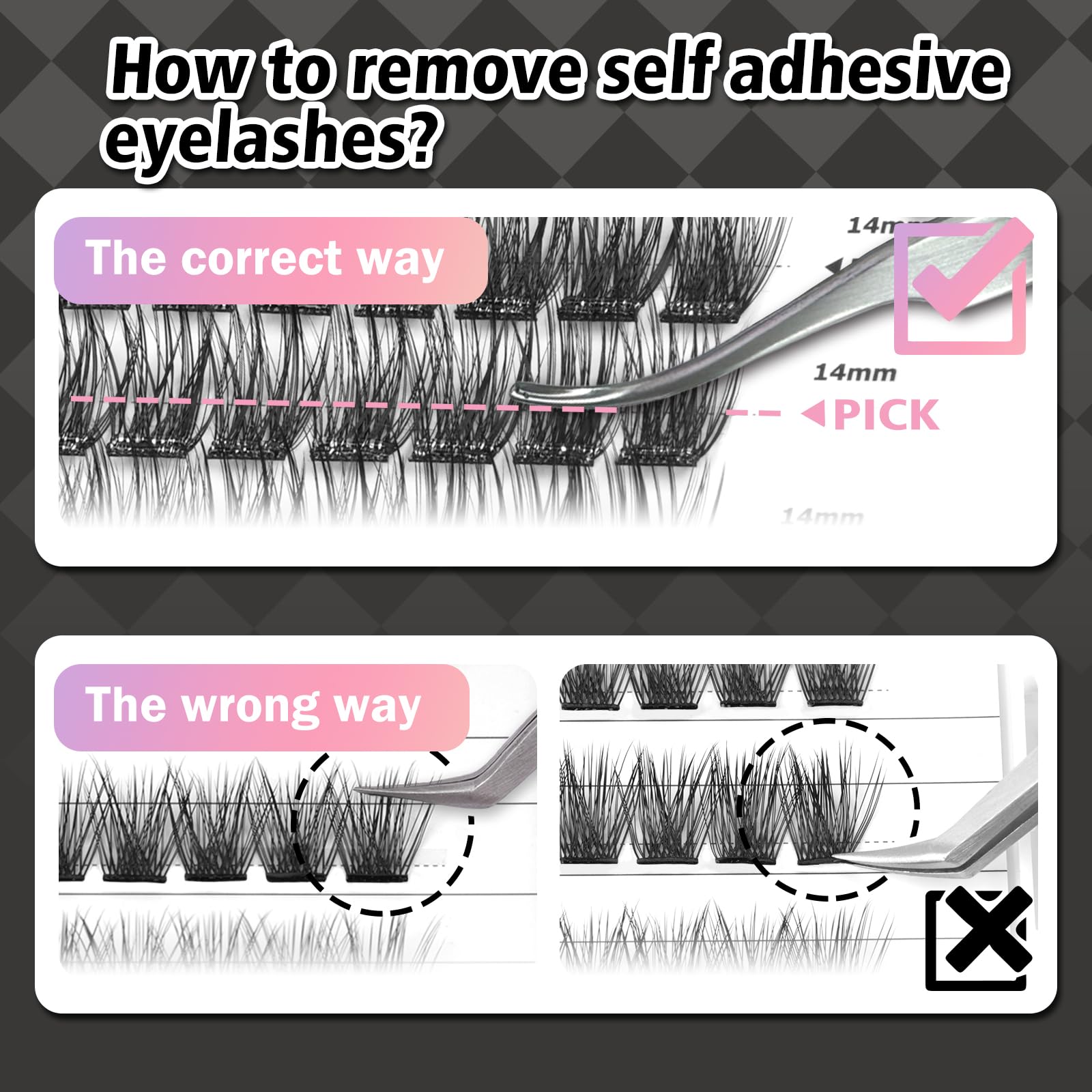 WONSIS safe, long-lasting lashes last at least 48 hours.