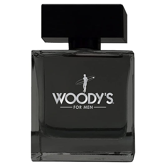Woody's cologne for men, front bottle view, masculine citrus scent ideal for everyday wear.