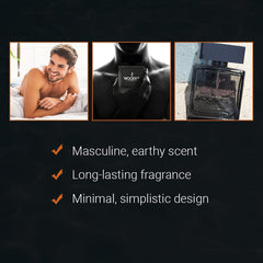 Image showing spray at pulse points demonstrates easy, controlled use.