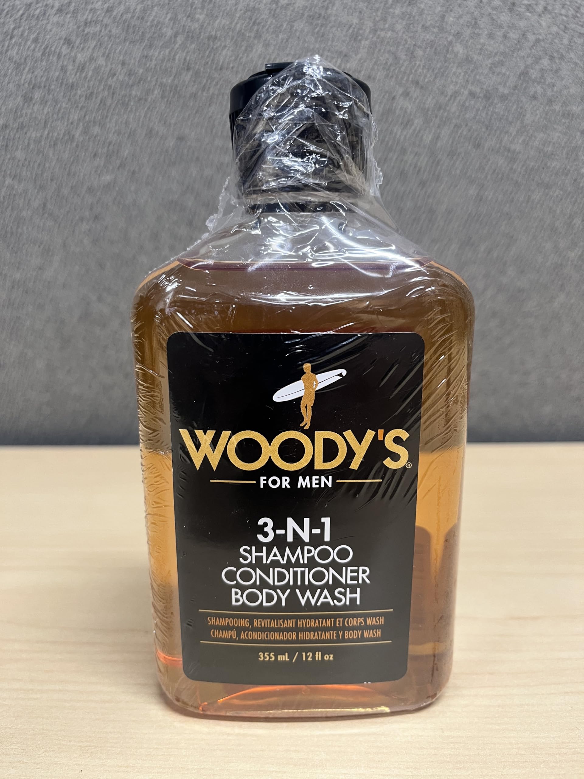 Woody's all-in-one bottle simplifies routines for hair and body