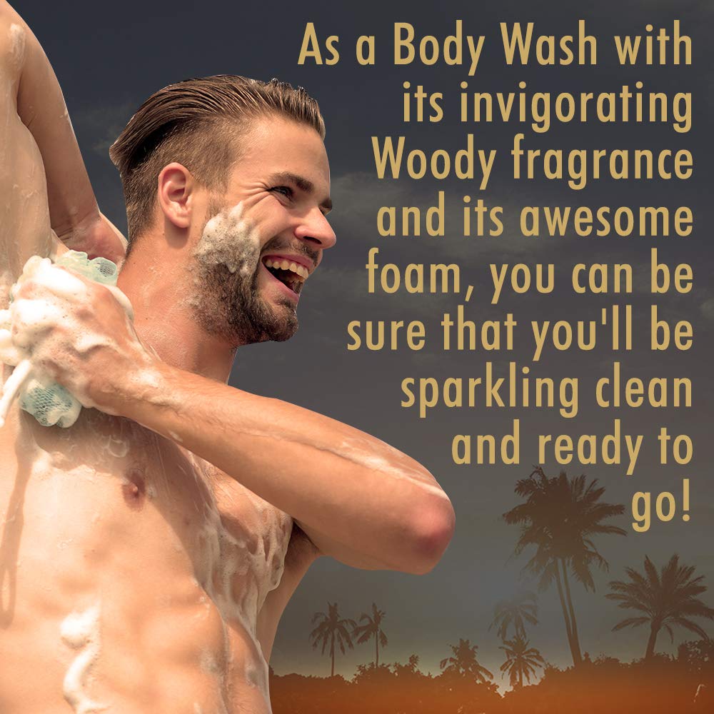 Woodys daily grooming routine, 2-in-1 wash simplifies your shower