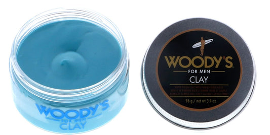 Woody's Matte Finish Clay pack-2 hero image showcases natural texture and flexible hold for everyday style.