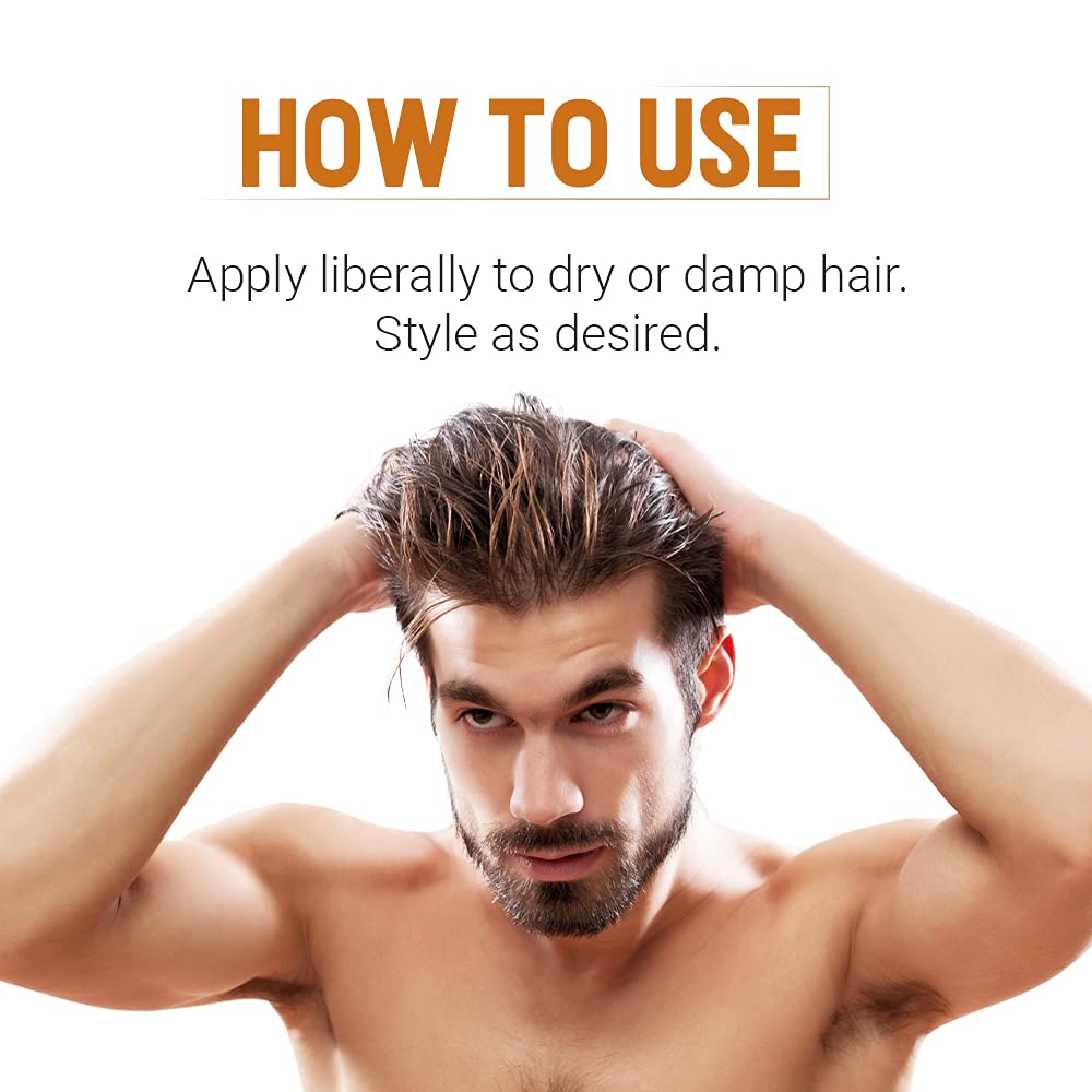Woodys Styling Gel moisture-rich formula supports hydrated hair throughout the day.