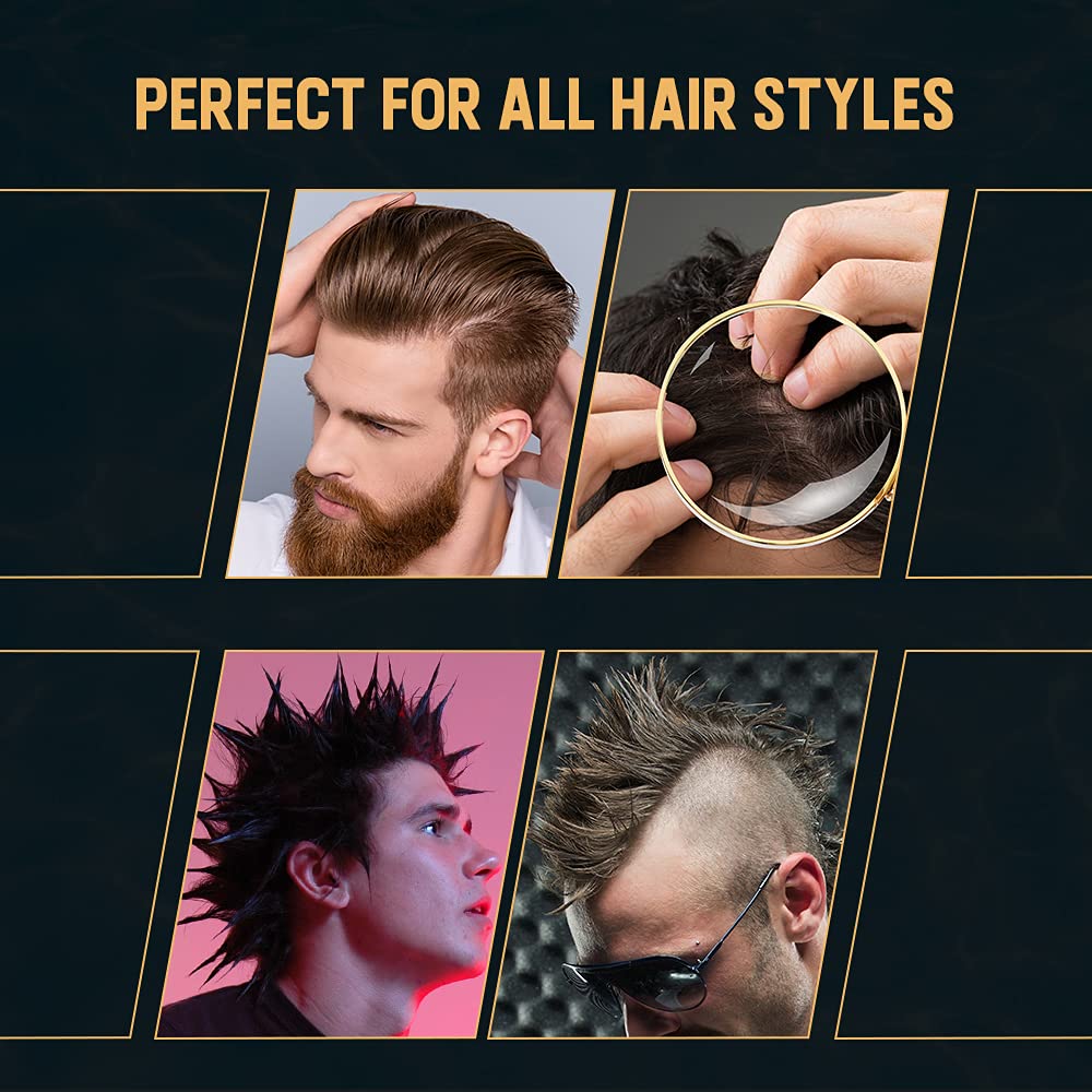 Woody's Wood Glue Extreme Styling Gel moisture-retention helps hair feel comfortable all day.