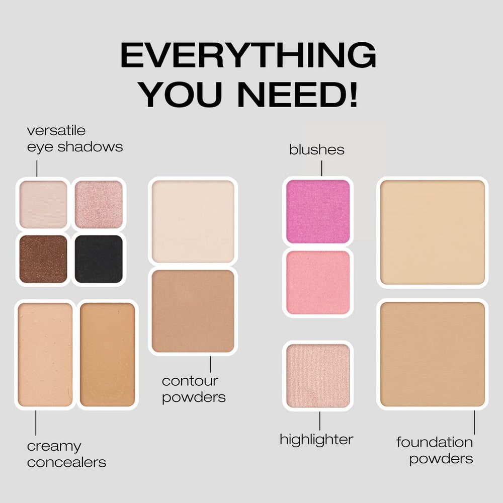 Woosh Fold-Out Face Palette cream eyeshadow for day looks